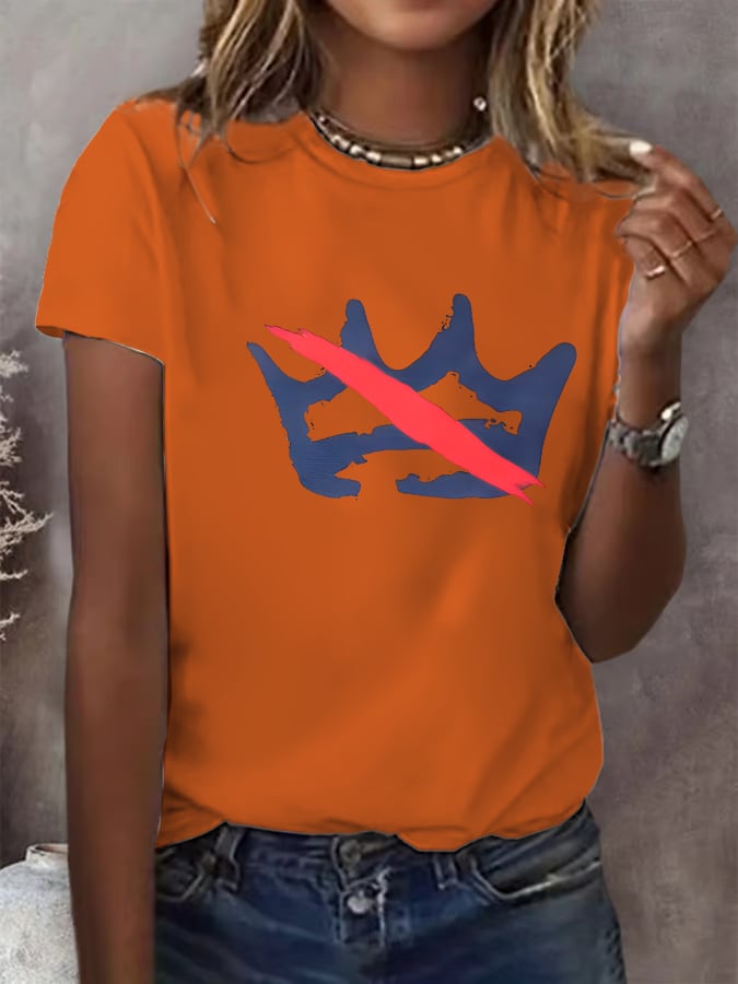 🔥Buy 3 Get 15% Off🔥Women's  America has no kings Printed Casual T-Shirt