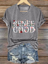 Women's Justice for Renee Nicole Good  Print Casual T-Shirt