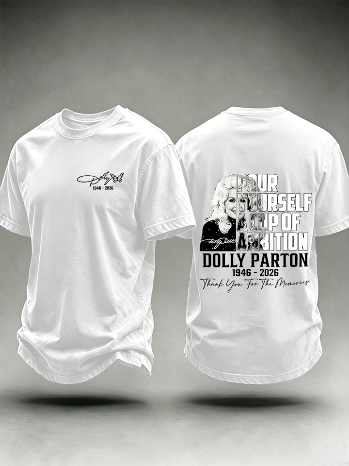 Men's Vintage Signature Graphic Memorial Print T-Shirt
