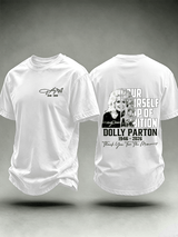 Men's Vintage Signature Graphic Memorial Print T-Shirt