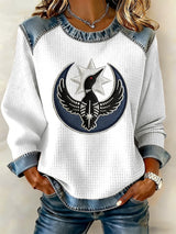 Women's FDT Print Long-Sleeved Sweatshirt