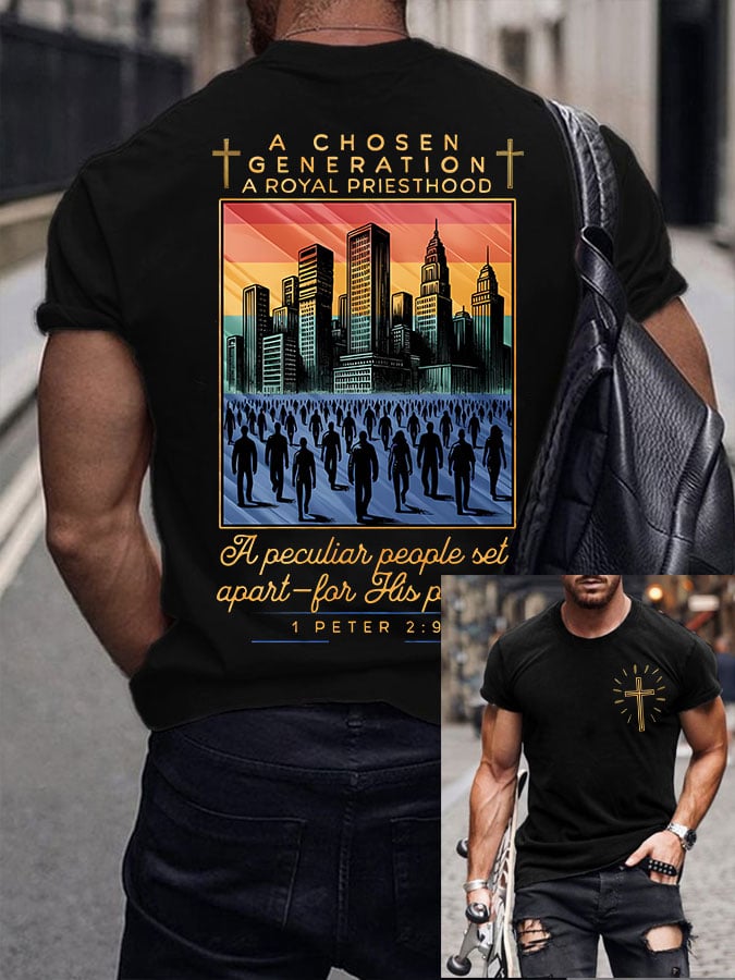 Men's A Chosen Generation A Royal Priesthood  Printed Shirt