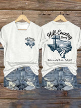Women's Texas Hill Country Strong  Printed T-Shirts