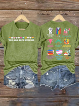 Women's  You are safe with me Printed T-Shirt