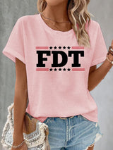 Women's Waffle FDT Print T-Shirt