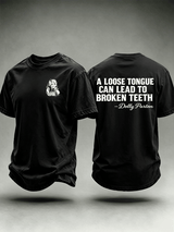 Men's Vintage Signature Graphic Memorial Print T-Shirt