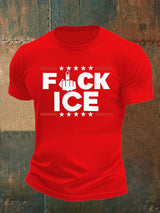 Men's ICE  Print  T-Shirt