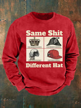 Men's  Same Shit Different Hat FDT   Sweatshirt