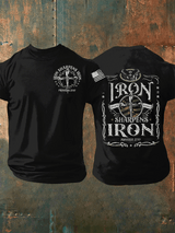 Men's Iron Sharpens Iron Short-sleeved T-shirt