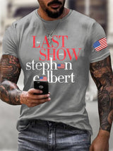 🔥Buy 3 Get 15% Off🔥Men's Retro Last Last Show Print T-Shirt